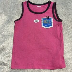 Old Navy Boys Tank, Pink,  3T “Stay Sharp”